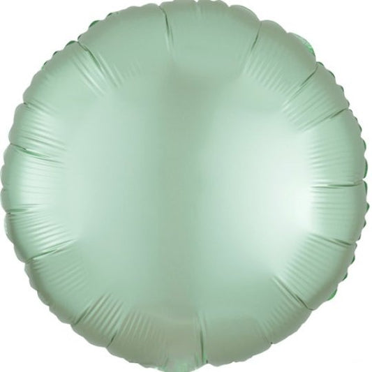 Mint Green Round foil Balloon Anagram UK
