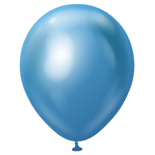 Mirror Blue Balloons in 11inch by Kalisan