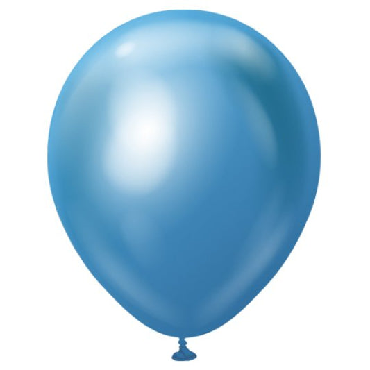Mirror Blue Balloons in 11inch by Kalisan