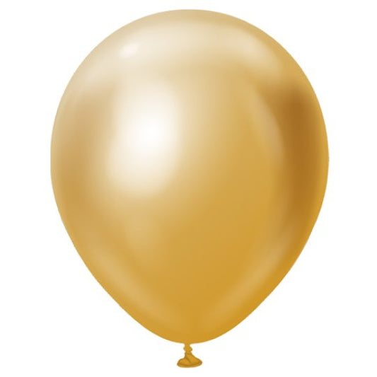 Mirror Gold Latex Balloon by Kalisan