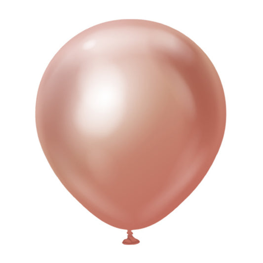 18" Rose Gold Round Latex Balloon | I8 Inch Round Balloons Kalisan