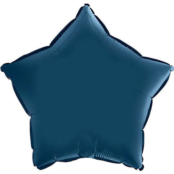 Navy Blue Star Foil Balloon | Grabo