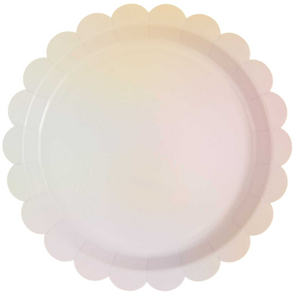 Ombre Paper Party Plates UK