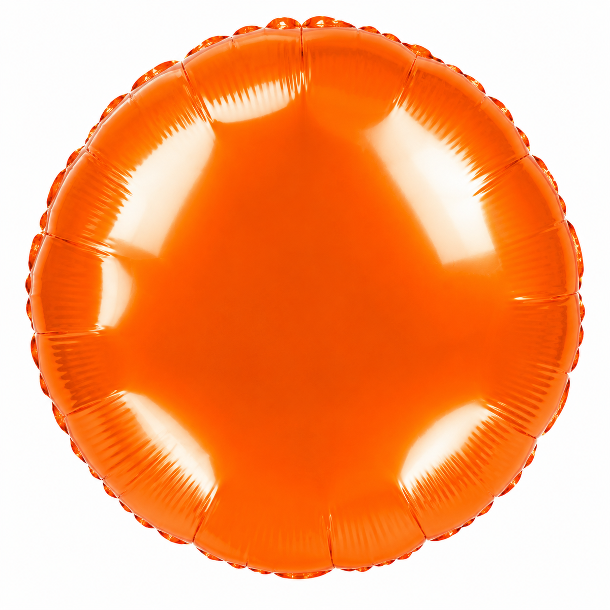 Bright Shiney Orange Foil Balloon