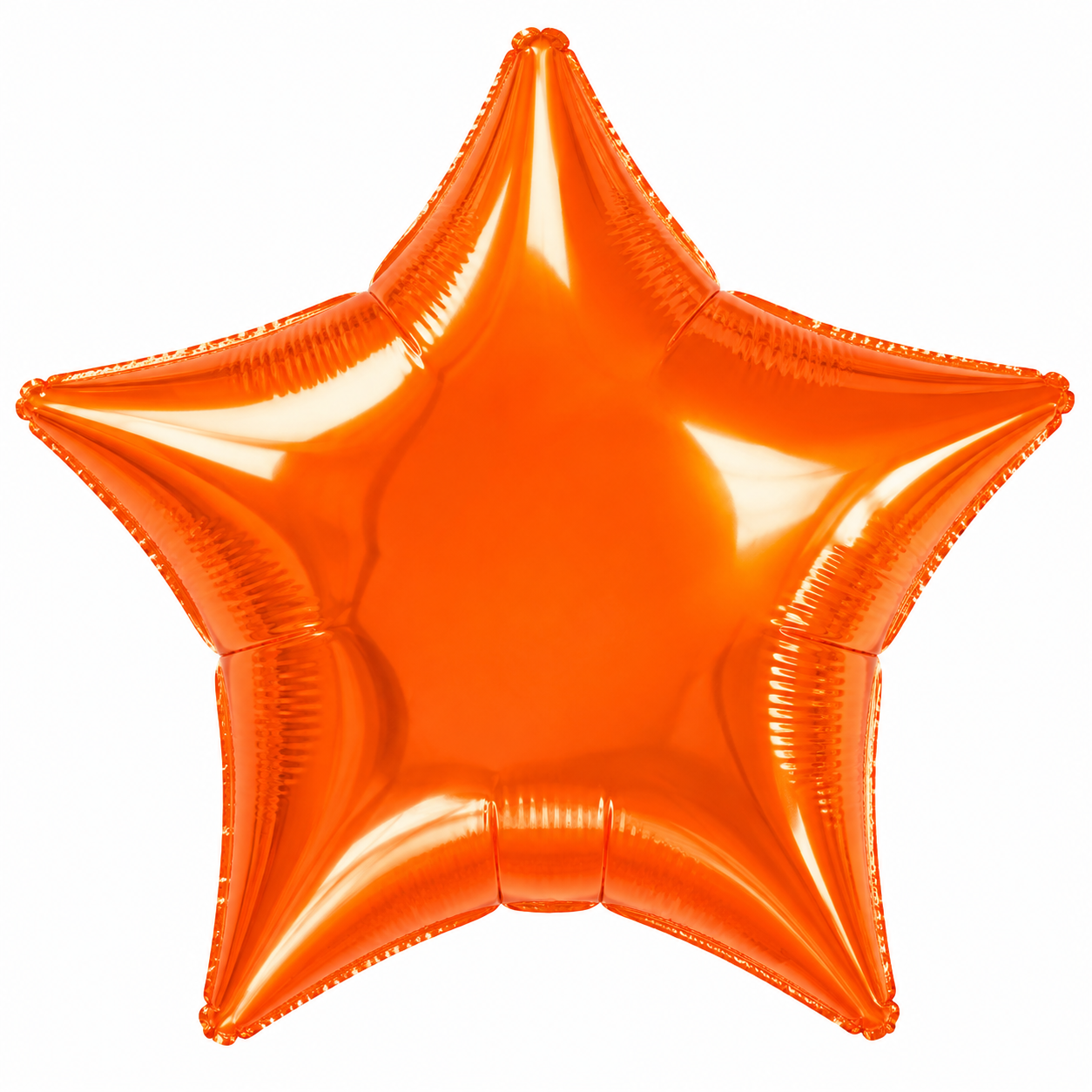 Orange Star Foil Balloon