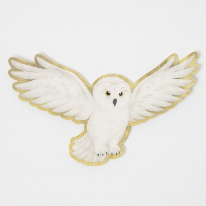 Owl Shaped Party Plates for a Harry Potter Themed Parrty