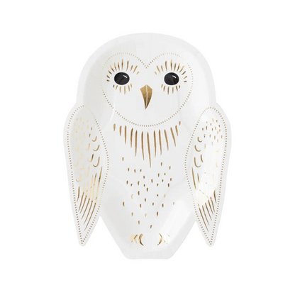 Wise Owl Paper Party Plates Like Hedwig