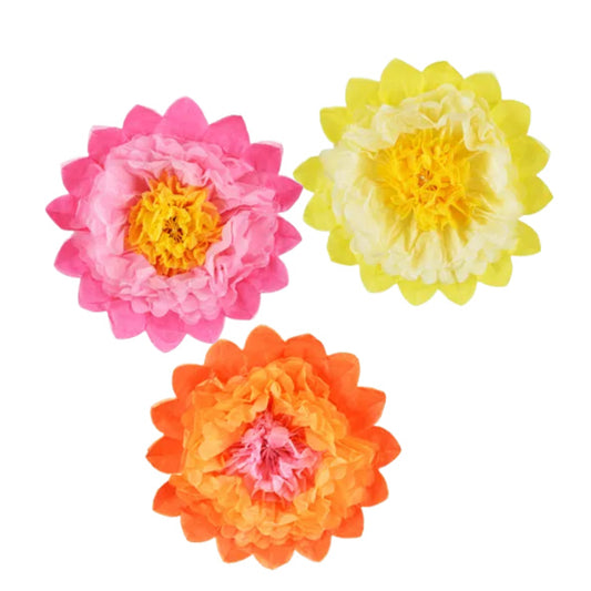 Springtime Paper Flower Decorations for Parties and Events