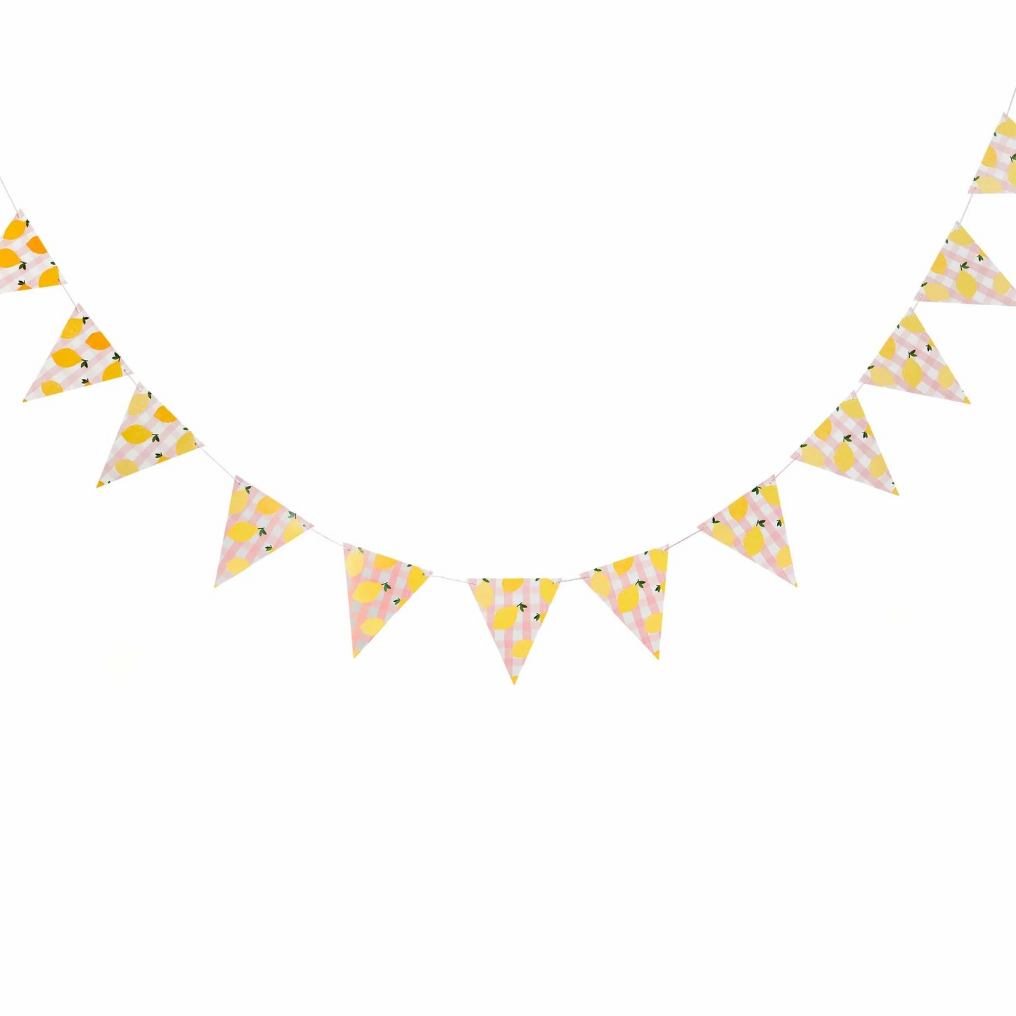 Lemons & Gingham Bunting