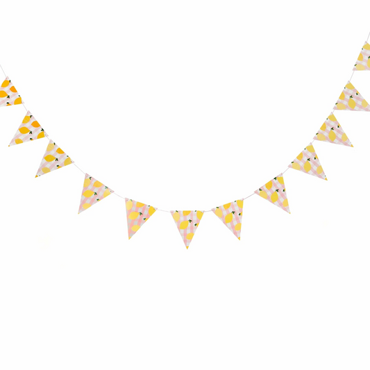Lemons & Gingham Bunting