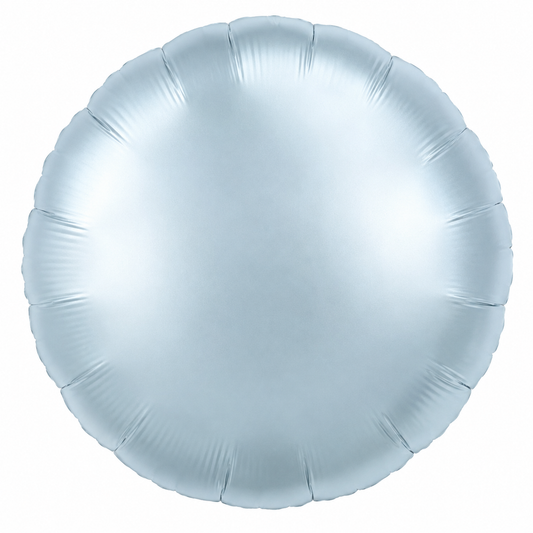 Paste Blue Round Foil Balloon | Helium Balloon | Online Balloonery Qualatex