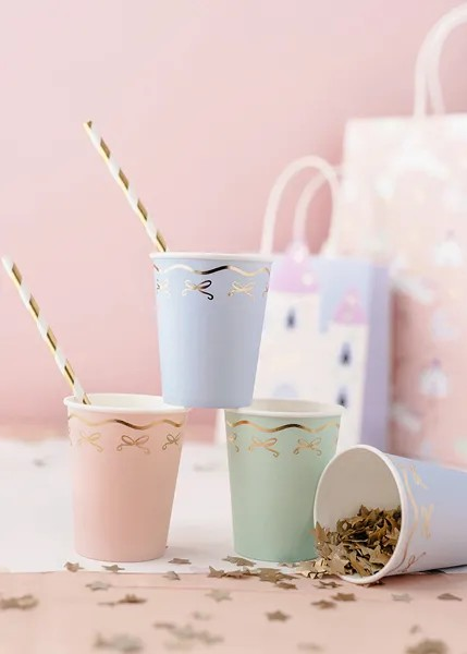 Bow Party Cups | Bow Party Supplies