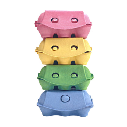 Pastel Coloured Egg Boxes