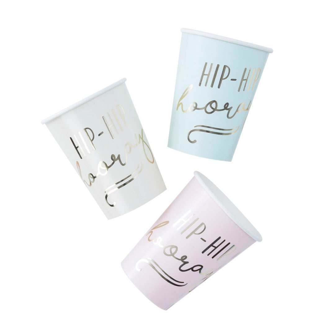 Party Cups - Hip Hip Hooray Ginger Ray UK