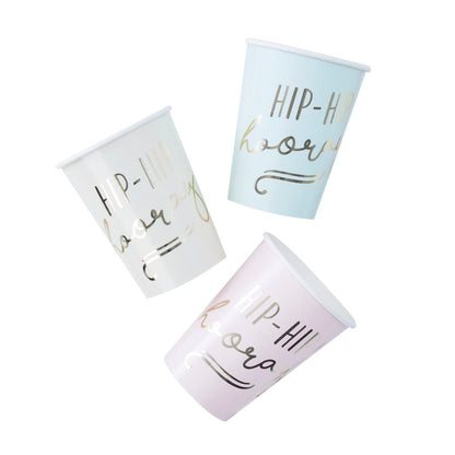 Party Cups - Hip Hip Hooray Ginger Ray UK