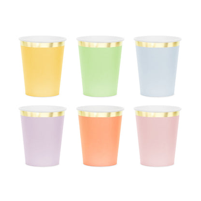 Pastel Party Cups Mix UK