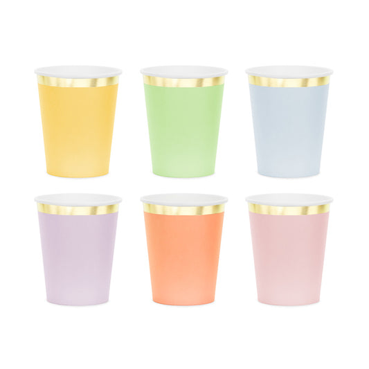 Pastel Party Cups Mix UK