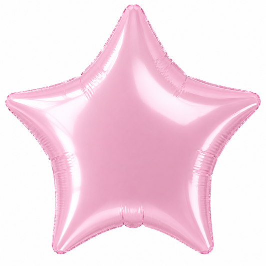 Star Foil Balloon - Pastel Pink 18"