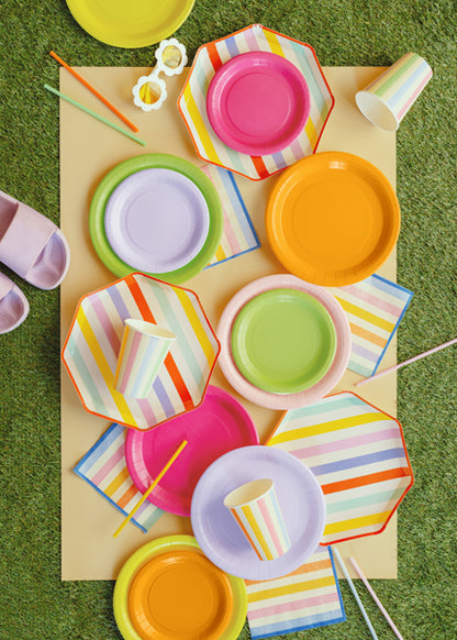Large Pastel Party Cups 400ml | Perfect for Picnics & Pool Parties