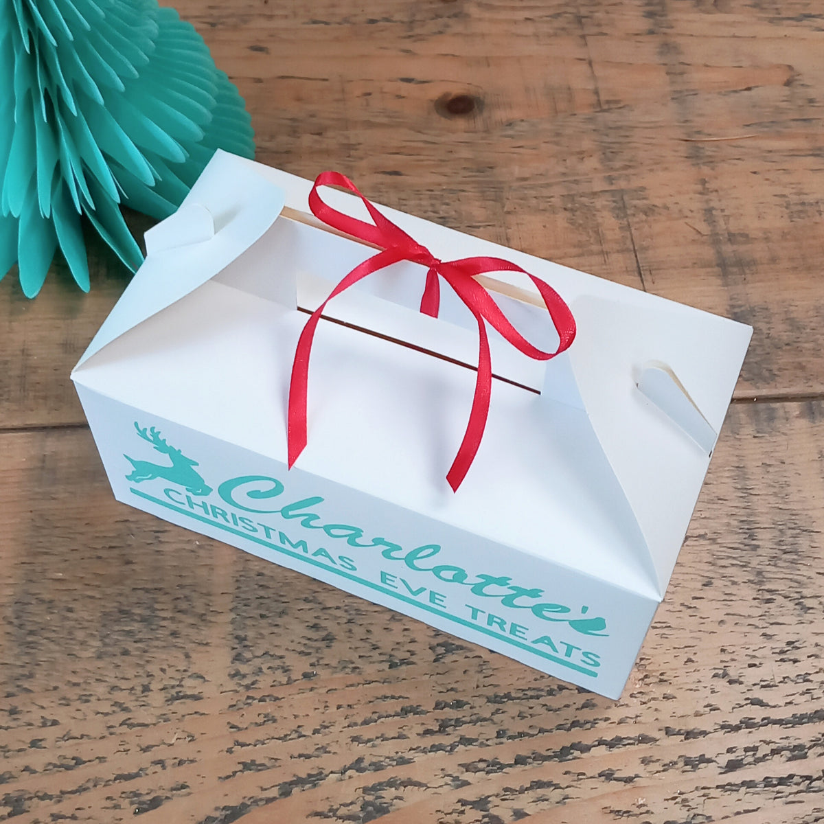 Personalised Christmas Eve Box | White Xmas Eve Box – Pretty Little ...