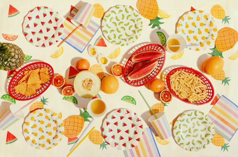 Pineapple Shaped Paper Napkins (20 Pack) | Tropical Summer Party Napkins