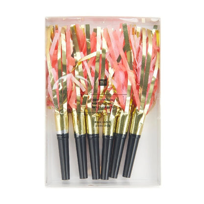 Pink Gold Tassel Party Blower | Noisemakers