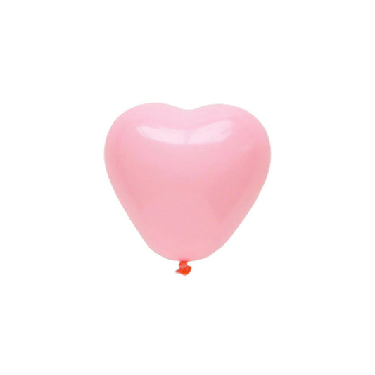 Pink Mini Heart BAlloons | 5" Latex Qualatex Heart Balloons UK