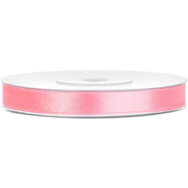 Satin Ribbon 25meters 6mm Pink