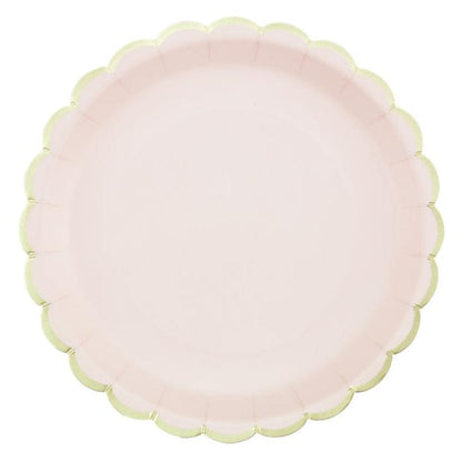 Pale Pink Luxury Party Plates