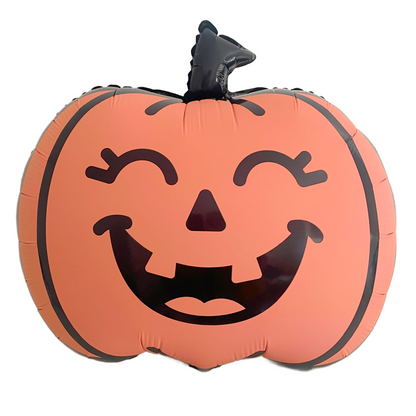 Double sided pink orange HAlloween Pumpkin Balloon
