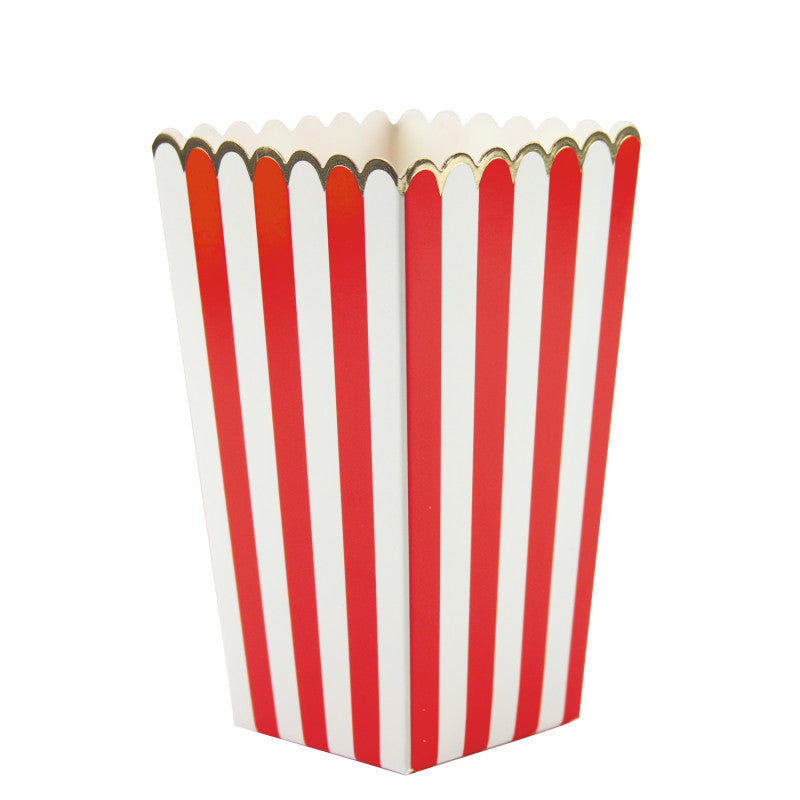 Red White Popcorn boxes | Popcorn Treat Boxes UK