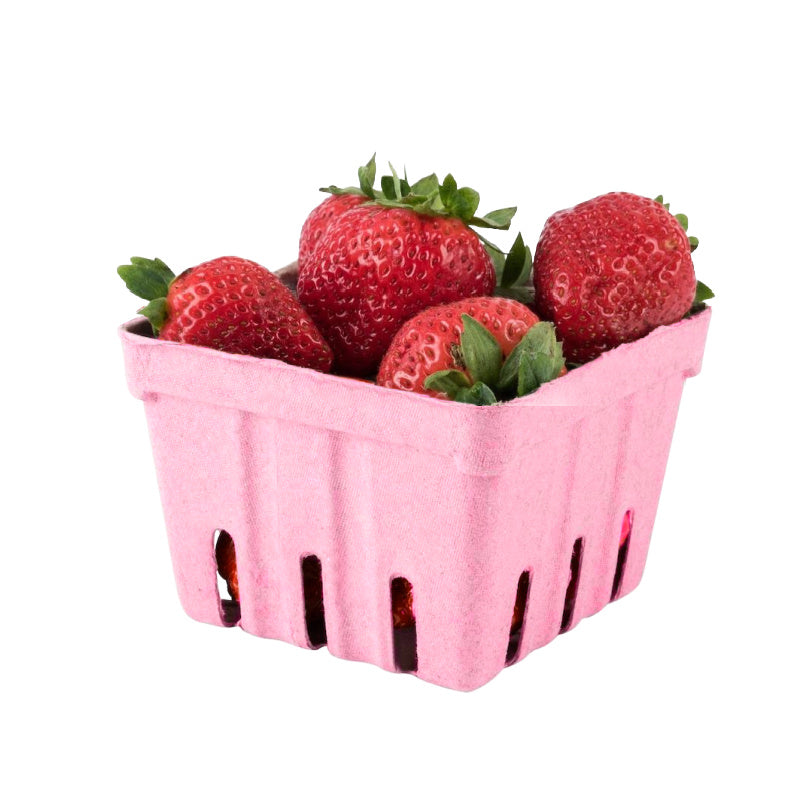 Pink Berry Boxes | Pulp Fibre Berry Baskets