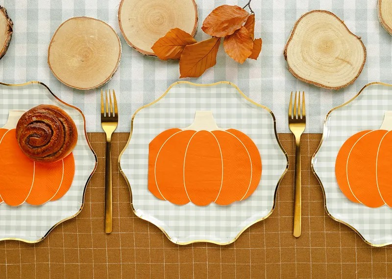Pumpkin Paper Napkins | Halloween Party Napkins (Pack of 20)