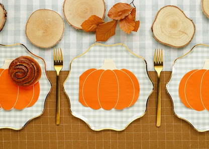 Pumpkin Paper Napkins | Halloween Party Napkins (Pack of 20)