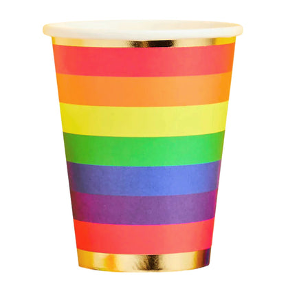 Rainbow Brights Party Cups (8 Pack)