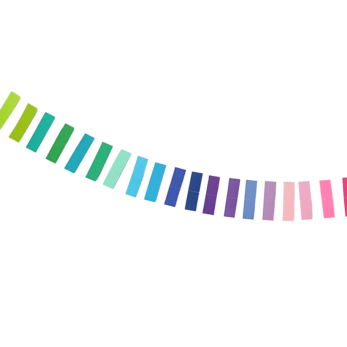 Colourful Paper Strip Garland | Rainbow Paper Garland Decoration