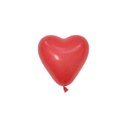 Mini Latex Heart BAlloon - Red Qualatex
