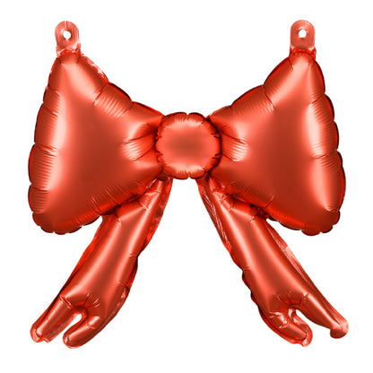 Small Red Bow Balloon 10" (5 pack)