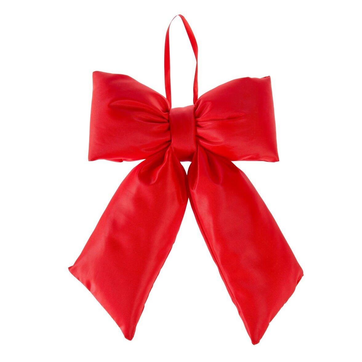 Red Fabric Bow Decorations for Christmas Door