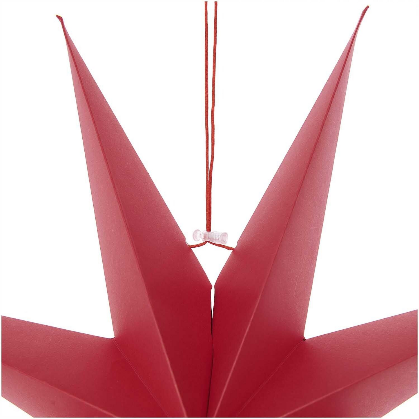 45cm Scandi Star Decoration - Matte Red