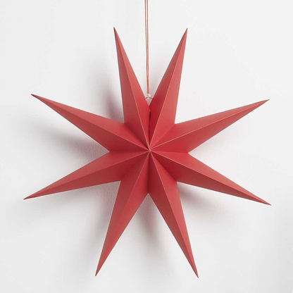 Red Hanging STar Decorations