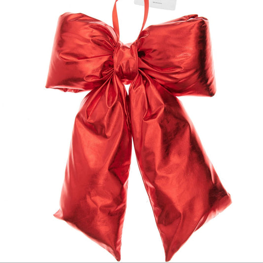 Large Oversized Red satin bow