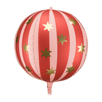 Striped Foil Balloons - Circus Theme Balloons