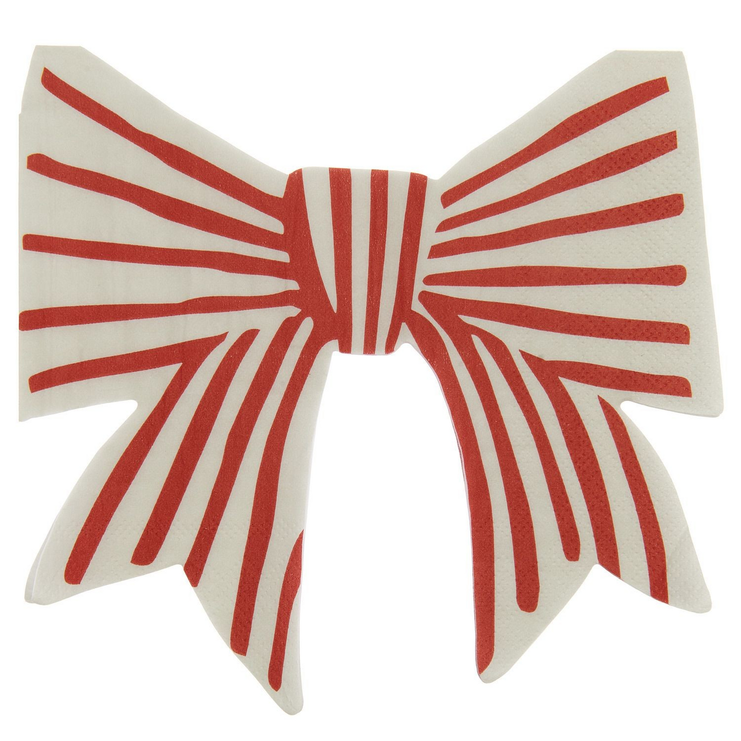 Red Bow Shaped Party Napkins