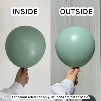 Retro Winter Green Kalisan Balloons True Life Colour Image