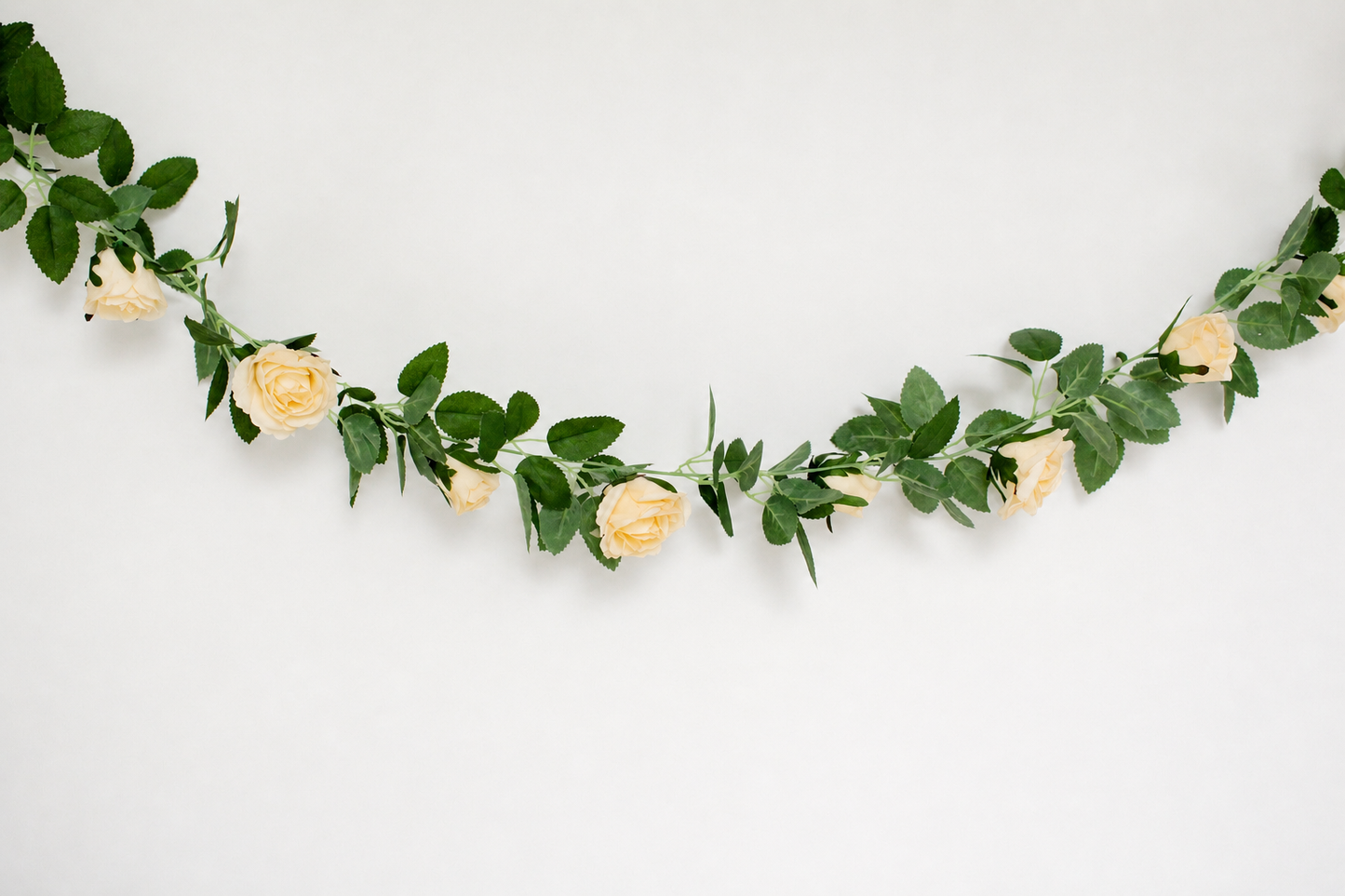 Champagne yellow Rose Floral Garland for Parties