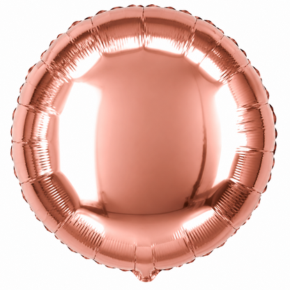 Shiny Rose Gold Foil Balloon UK