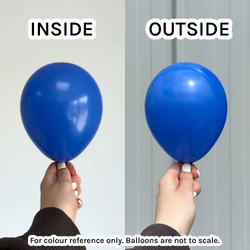 18"Royal Blue Round Latex Balloon | True Life Colour Image