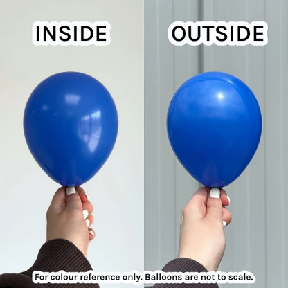 18"Royal Blue Round Latex Balloon | True Life Colour Image