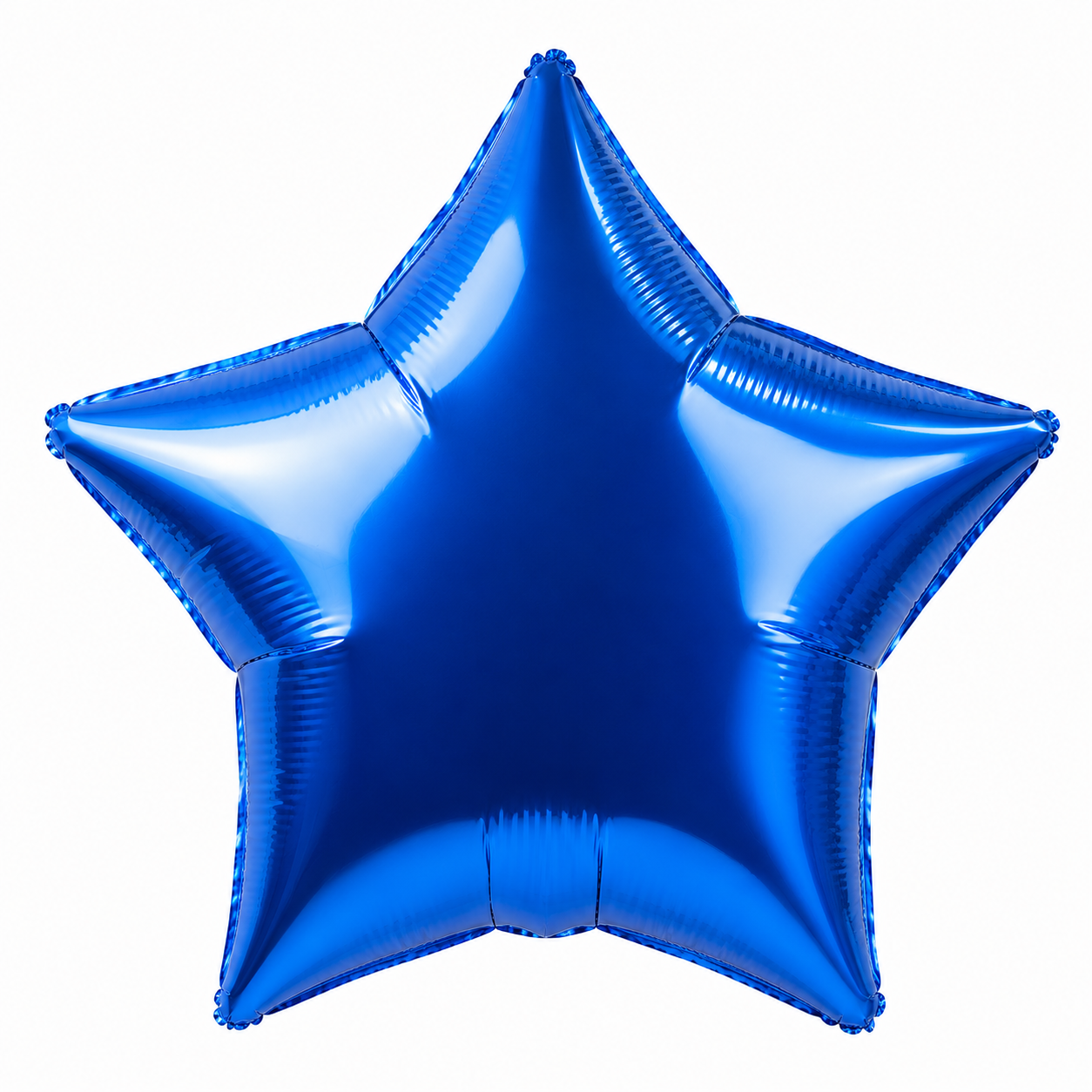 Sapphire Blue Star Foil Helium Balloon